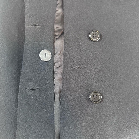 House of CB Esme Black Oversized Blazer with Feather Cuffs Size L+ - Picture 15 of 16